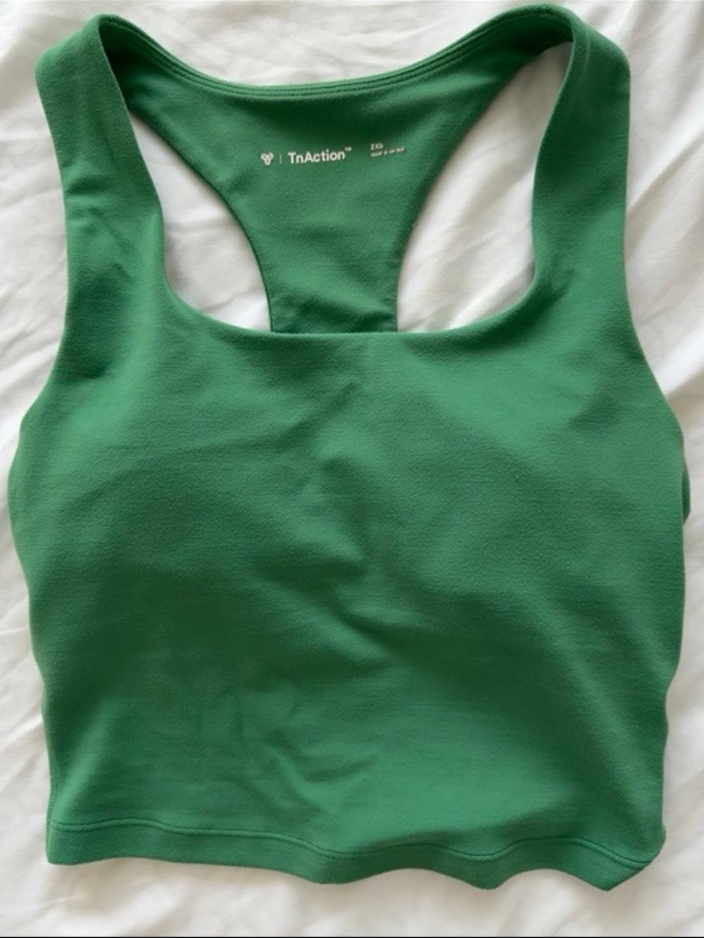 Aritzia Green Racerback Tank Top